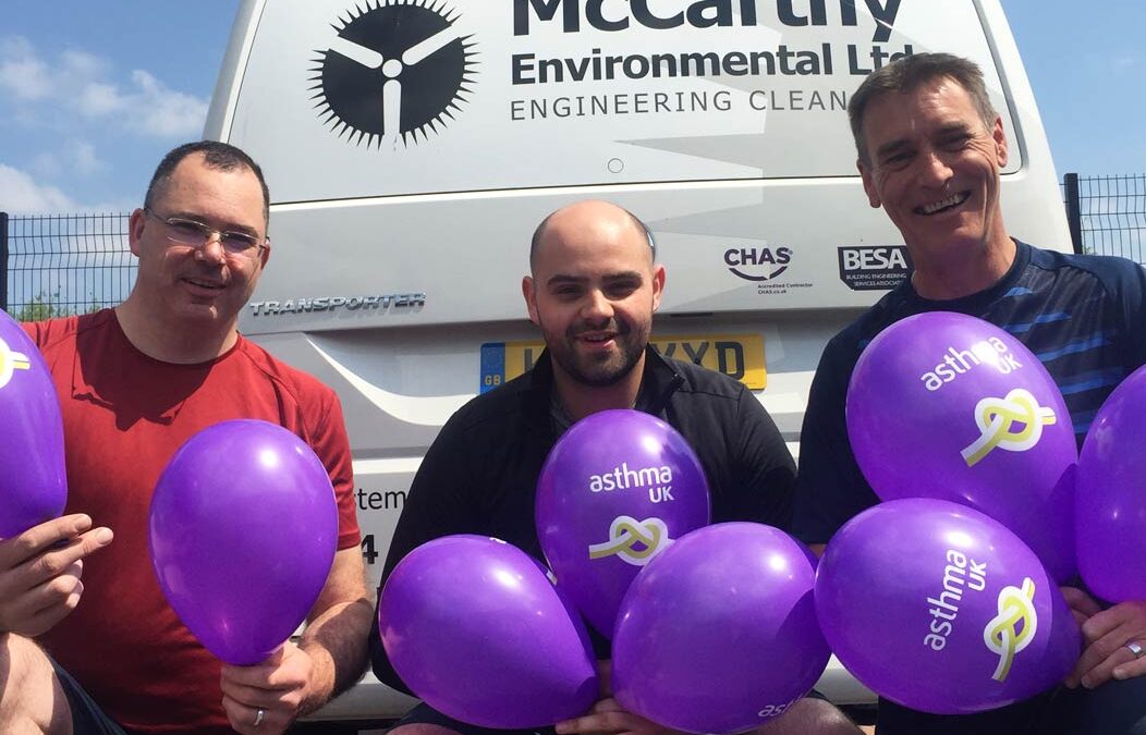 A team challenge to raise funds for Asthma UK